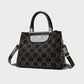 Women’s Luxury 3-Compartment Handbag with Shoulder Strap