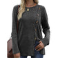 Women's Knit Top with Split Hem