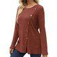 Women's Knit Top with Split Hem