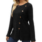 Women's Knit Top with Split Hem
