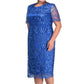 Plus Size Embroidered Cocktail Dress