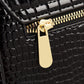 Women's Elegant Crocodile-Embossed PU Leather Shoulder Bag
