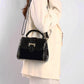 Women's Elegant Crocodile-Embossed PU Leather Shoulder Bag