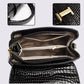 Women's Elegant Crocodile-Embossed PU Leather Shoulder Bag