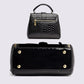 Women's Elegant Crocodile-Embossed PU Leather Shoulder Bag