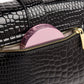 Women's Elegant Crocodile-Embossed PU Leather Shoulder Bag