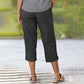 🔥Last Day 80% OFF🔥Multi-Pocket Solid Color Casual Cargo Capri Pants