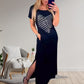 Long T-Shirt Dress with Side Slits