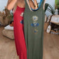 Women's Sleeveless Long Dress with Eye Print