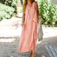 🔥BUY 2 GET 10% OFF💝Women's Summer Plus Size Long Solid Color Dress