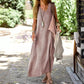 🔥BUY 2 GET 10% OFF💝Women's Summer Plus Size Long Solid Color Dress