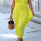 Women's Round Neck Sleeveless Dress
