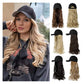 2-in-1 Curly Hair Baseball Cap Wig
