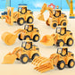 Push & Go Bulldozer Excavator Toy Car