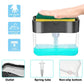 2-In-1 Sponge Rack & Dish Soap Dispenser