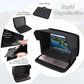 2-in-1 Laptop Case with Anti-Glare Sunshade