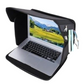 2-in-1 Laptop Case with Anti-Glare Sunshade