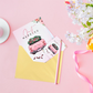 3D Pop-Up Wedding Car Greeting Card