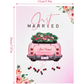 3D Pop-Up Wedding Car Greeting Card