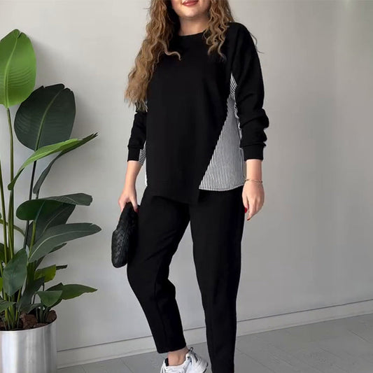 Women's Casual Long Sleeve Top & Pants Set