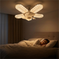 Crystal-Effect LED 5-Blade LED Fan Light