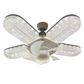 Crystal-Effect LED 5-Blade LED Fan Light