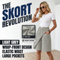 🔥Women's Casual Elastic Waist Wrap Skort