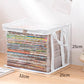 Transparent Large-Capacity Dustproof & Moisture-Proof Book Storage Bag