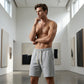 Men's Casual Drawstring Waist Shorts