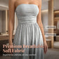 Strapless Wide-Leg Jumpsuit with High Waist