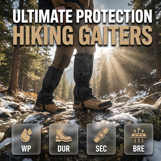 Waterproof Hiking Gaiters Lightweight Sandproof Leg Covers