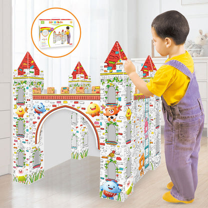 Doodle Cardboard Castle for Kids