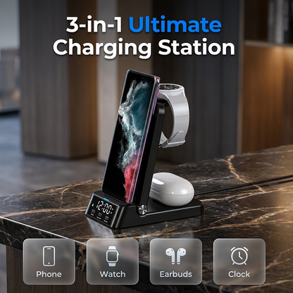 4-in-1 Fast Wireless Charger Stand