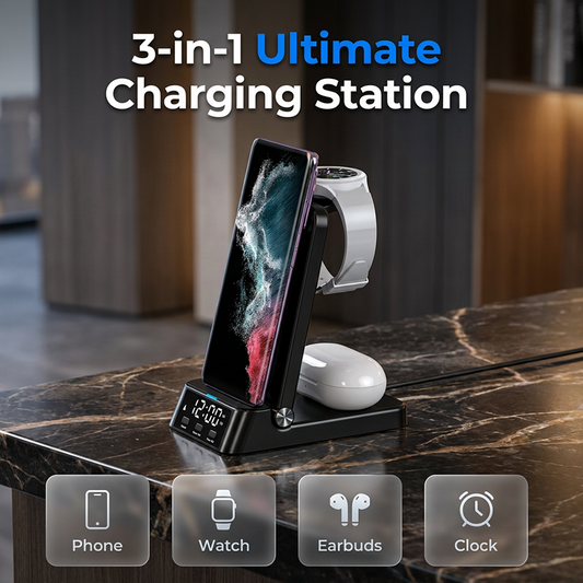 4-in-1 Fast Wireless Charger Stand
