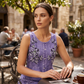 Women's Sleeveless Floral Button Down Dress
