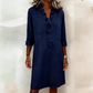 Flattering Ruffle Shirt Dress