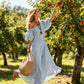 Women's One-Shoulder Striped Maxi Dress