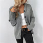 Women's Drawstring Hooded Knit Cardigan