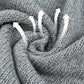 Women's Drawstring Hooded Knit Cardigan