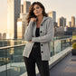 Women's Drawstring Hooded Knit Cardigan