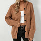Women's Drawstring Hooded Knit Cardigan