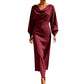 Women's Elegant Cowl Neck Dress