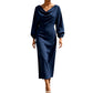Women's Elegant Cowl Neck Dress