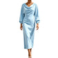 Women's Elegant Cowl Neck Dress