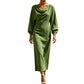 Women's Elegant Cowl Neck Dress