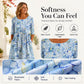 Women's Short Sleeve Printed Dress with Pockets