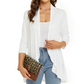 Women's 3/4 Sleeve Open Front Cardigan