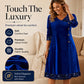 Women's Elegant Sequin V-Neck Dress