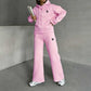 Women's Hoodie & Wide-Leg Pants Set