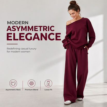 Women's Sweatshirt & Sweatpants 2-Piece Set